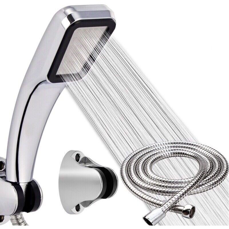 3 Stück Hochdruck-duschkopf, Duschbrause Für Badezimmer, Wassersparend, Einfache Installation - Taillenform-strahlmethode