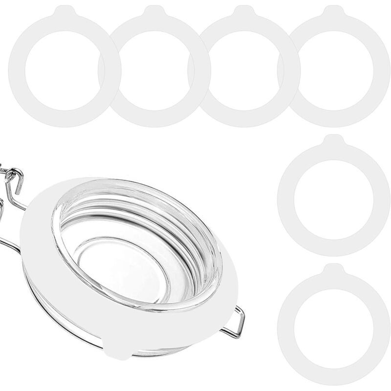 10er-pack Silikondichtungen, 11,4 Cm, Für Konservengläser – Luftdichte Gummidichtung – Auslaufsichere Gummiringe Zur Abdichtung