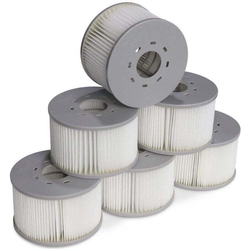 Set Mit 6 Filtern Für Aufblasbare Whirlpools Mspa V2. Ø106 Cm – 6 Ersatz-filterkartuschen Für Aufblasbaren Mspa-whirlpool