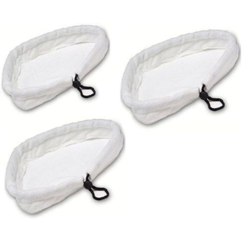 3er-set Mikrofaser-reinigungspads, Universell Kompatibel Mit Anderen Dampfwischern, Waschbare Ersatzmopps Für Heißdampfsauger