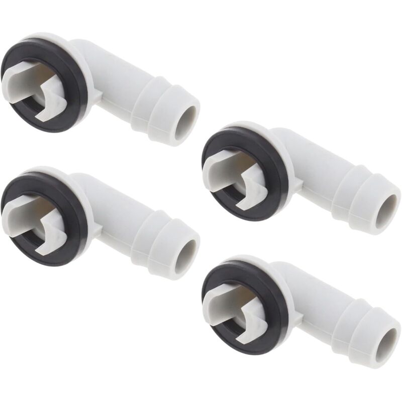 Satz Mit 4 Klimaanlagen-wasserauslassdüsen, 15 Mm, Ablaufschlauchanschluss, Winkelstück Mit O-ring-dichtung, Kompatibel Mit Midea