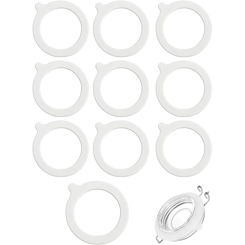 10 Stück Silikon-dichtungsringe, Universelle Glasdeckel-dichtungen Für Einmachgläser, Selbstgemachte Konserven Usw. (innendurchmesser 7 Cm)