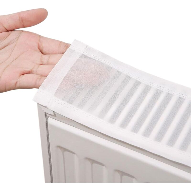Atmungsaktiver Stoff-staubdeckel Für Heizkörper, Polyester-heizkörperabdeckung Zur Vermeidung Von Überhitzung, Heizend Für Schrank, 100 Cm