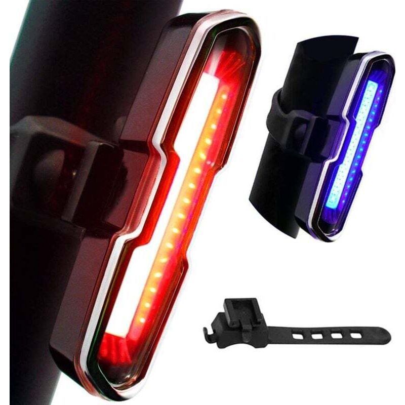 Fahrradrücklicht 110 Lumen - Jinfgerne - Usb-wiederaufladbare Led-lampe Mit 5 Lichtmodi, Wasserdicht Für Sichere Fahrt Im Straßenverkehr