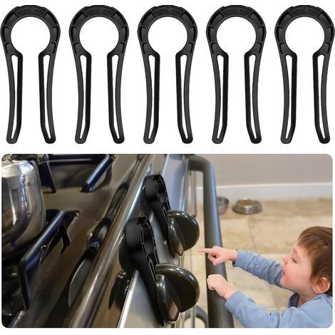 Kindersichere Gasherdknopfabdeckungen (5er-pack)
