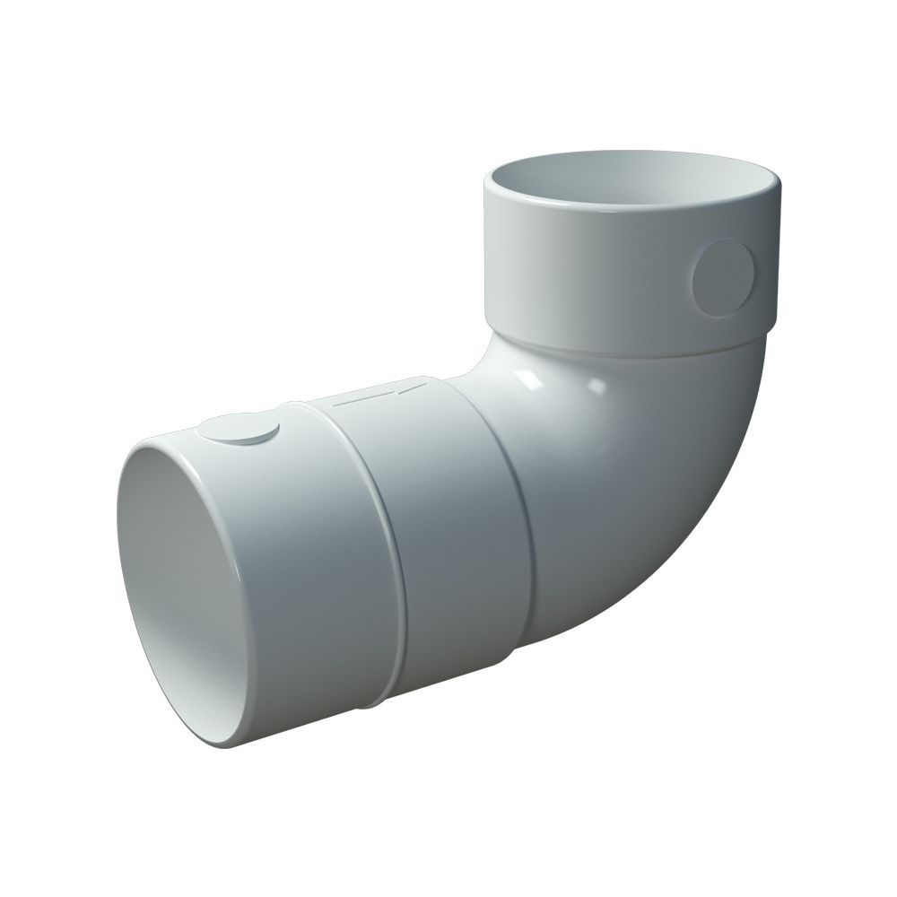 Blauberg Rundbogen Blaufast Rb 75, 90 Grad, Dn 75, Kunststoff, 8028281