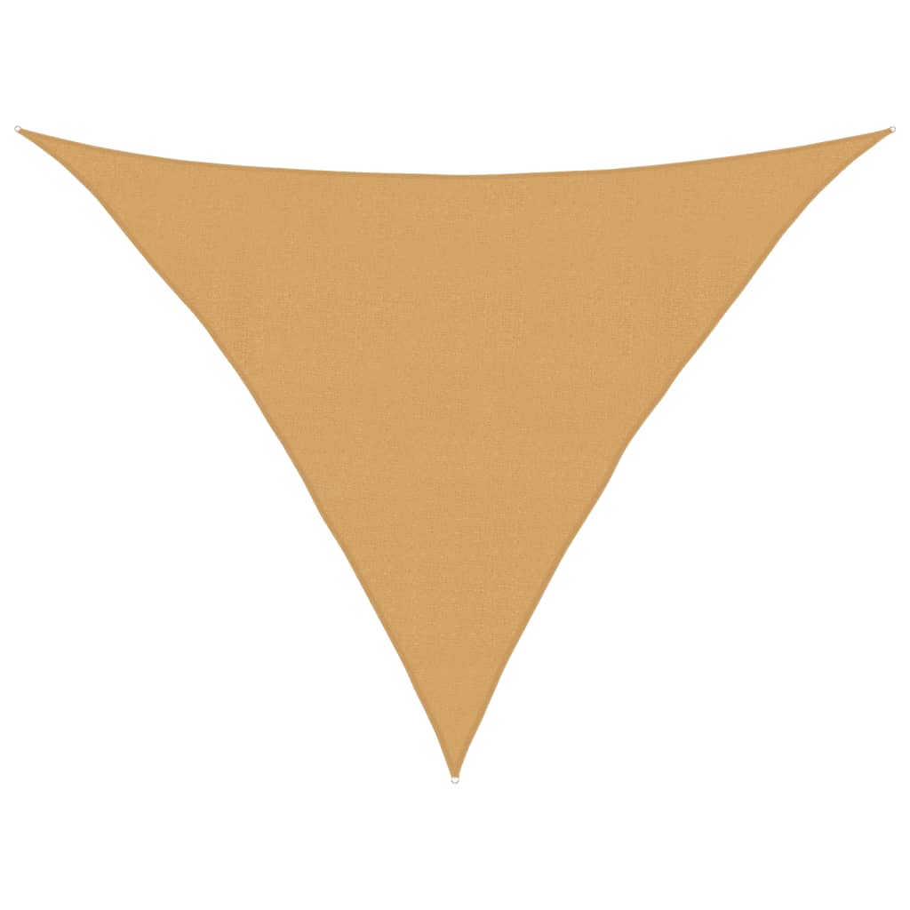 Maison Exclusive - Sonnensegel 160 G/m² Dreieckig Sandfarben 4x4x