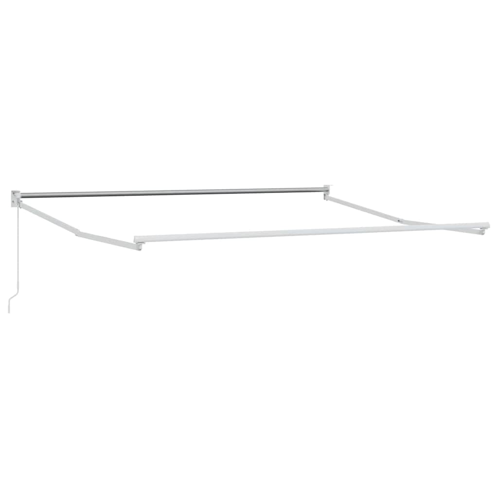 Maison Exclusive - Manual Awning Frame 3 X 2,5 M Weiß Powder-coat