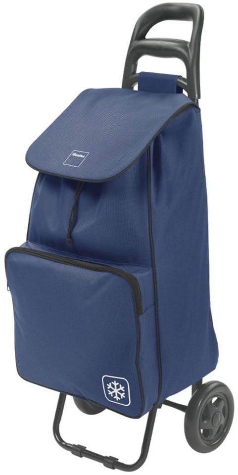 Metaltex Einkaufstrolley Krokus, 50 l, große, isolierende Fronttasche für empfindliche Lebensmittel