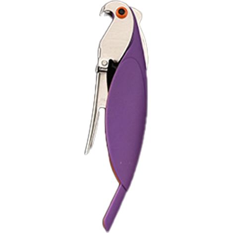 1 Korkenzieher, Gebürstetes Aluminium, Doppelscharnier, Flaschenöffner, Folienschneider, Küche, Bar