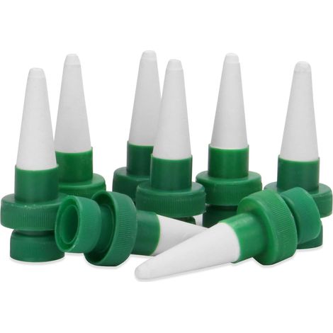 8 Bewässerungsstäbe, Keramik, Flaschenadapter, Für Zimmer- Und Gartenpflanzen
