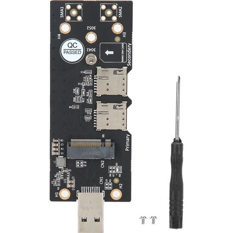 Ngff M.2 Key B Auf Usb 3.0 Adapterkarte, Dual-sim-steckplatz, Für Wwan 3042/3052 Module, Tragbarer Desktop-einsatz