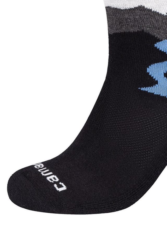 Camano Socken function verstärkt an Ferse und Spitze, Merino-Wollanteil, weiche Zehennaht