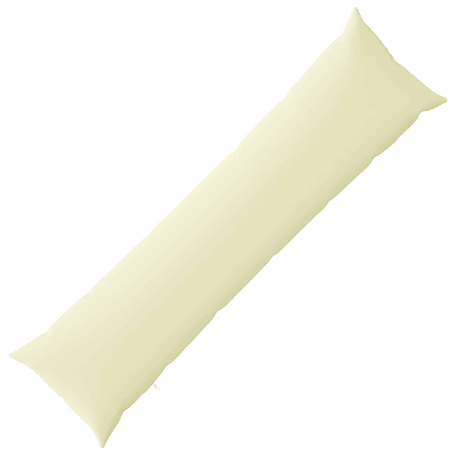 Kissen Mit Kissen Heerlen Creme 40 X 145 Cm Polyester Vidaxl