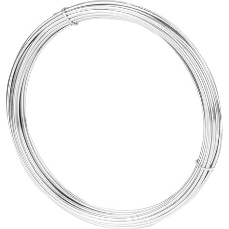 1 Rolle Aluminiumdraht, 1,5 Mm Durchmesser, 5 M Länge, Flexibler Draht Für Schmuck, Modellbau, Bonsai Und Bastelarbeiten