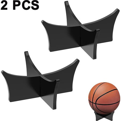 Set Mit 2 Ballhaltern Aus Transparentem Acryl, Für Basketball, Fußball, Volleyball, Bowling, Sportaufbewahrung