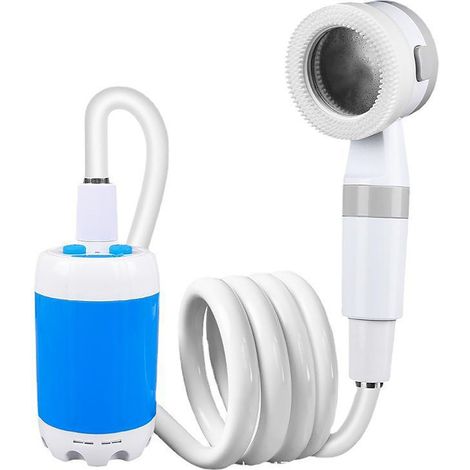 Tragbare Dusche, 6000-mah-pumpe, Led-anzeige, 2 M Schlauch, Camping, Garten, Reisen, Haustiere