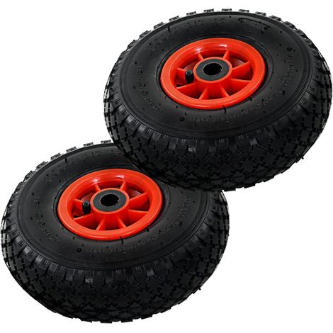 Sackkarrenräder, 2 Stück, Gummi, 3.00-4 (245x82)