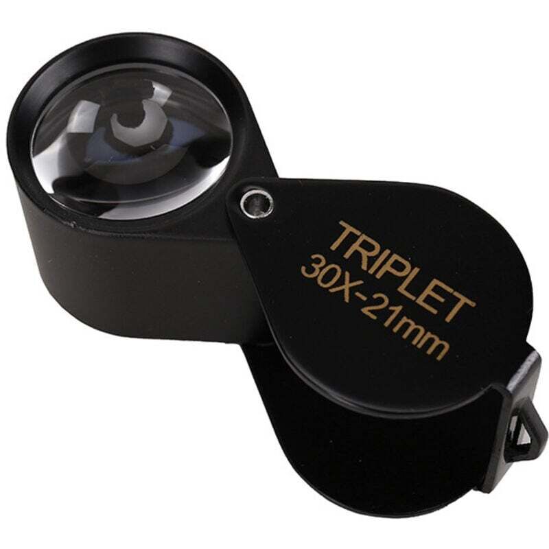 Juwelierlupe – Vergrößerungsglas 30 X 21 Mm Okular – 30-fache Taschenlupe – Faltbare Lupe – Leselupe