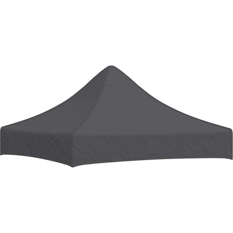 2x2m Anthrazitfarbenes 270g/m² Empfangszeltdach
