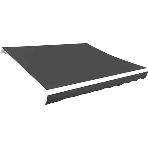 Anthrazitfarbener Markisenstoff 300x250 Cm