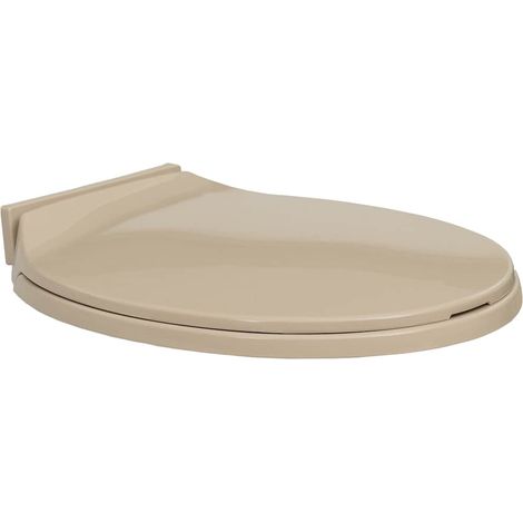 Wc-sitz Mit Absenkautomatik, Beige, Oval