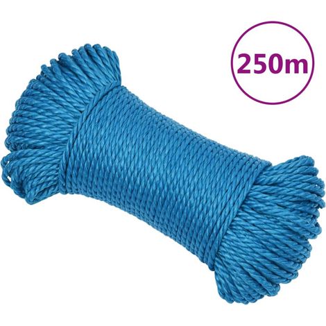 Blaues Arbeitsseil, 3 Mm, 250 M, Polypropylen