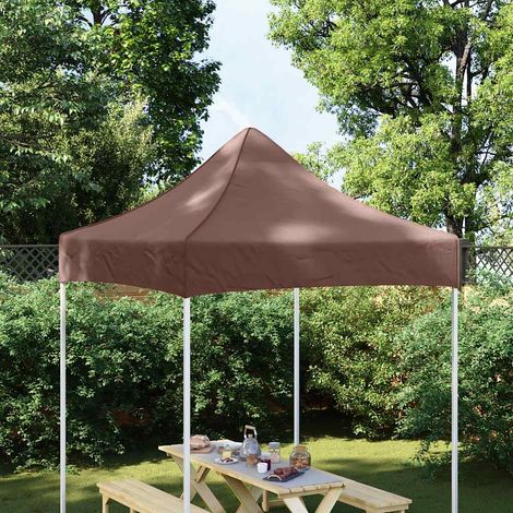 2x2m Braunes Partyzeltdach 270 G/m²
