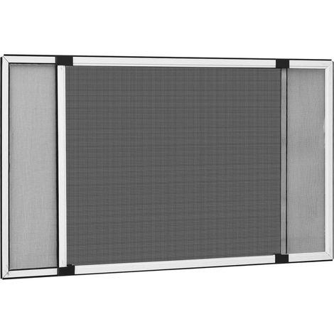 Teleskop-moskitonetz Für Fenster, Weiß (100-193) X 75 Cm