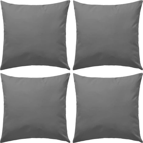 Gartenkissen, 4er-set, 45 X 45 Cm, Grau