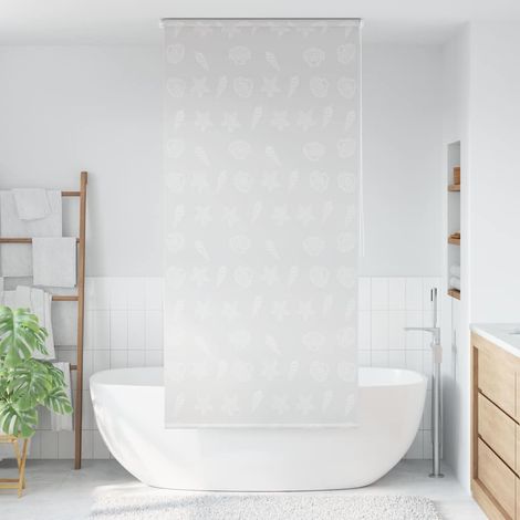 Duschrollo 80x240 Cm Mit Seesternmuster