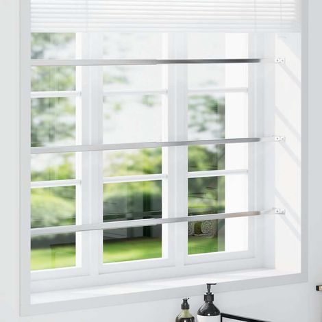 Verstellbare Fenstersicherheitsstangen, 3-teilig, 710–1200 Mm