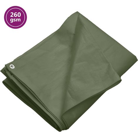 Grüne Hdpe-plane, 260 G/m², 2 X 3 M