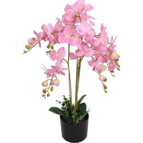 Künstliche Orchidee Im Topf, 75 Cm, Rosa