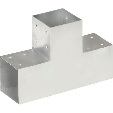 T-förmiger Pfostenverbinder, Verzinktes Metall, 101 X 101 Mm