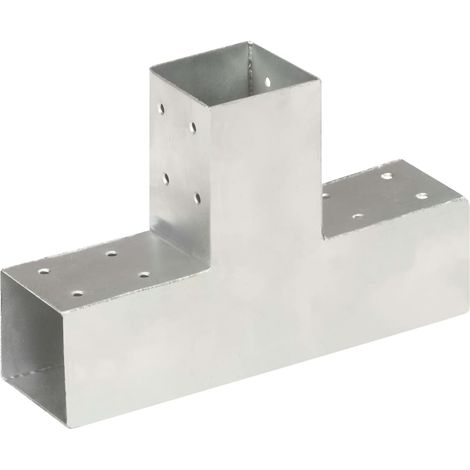 T-förmiger Pfostenverbinder, Verzinktes Metall, 71 X 71 Mm