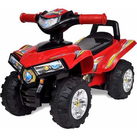 Rotes Elektrisches Quad Für Kinder Mit Sound- Und Lichteffekten
