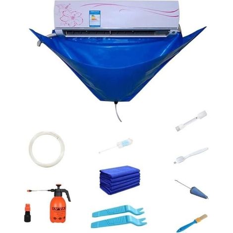 Klimaanlagen-reinigungsset, 12-teilig, Wasserdicht Und Abwaschbar, Inklusive Wasserschlauch