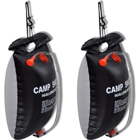 2-teilige 20-liter-solar-campingdusche