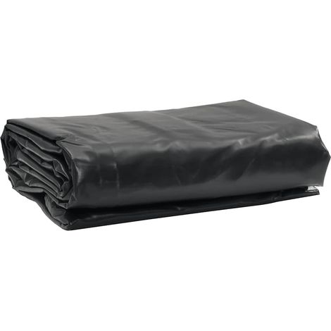 Schwarze Plane 1 X 2,5 M 650 G/m²
