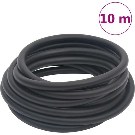 Hybrid-luftschlauch, Schwarz, 1,5 Cm X 10 M, Gummi Und Pvc