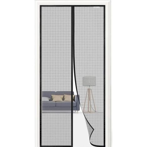 Magnetisches Moskitonetz Für Türen Und Fenster, 80 X 200 Cm, Neueste Modelle 2023, Moskitonetz-vorhang, Kein Bohren Erforderlich – Schwarz