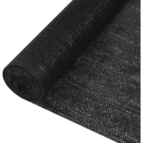 Schwarzes Zaunelement 2x10 M Hdpe 195 G/m²
