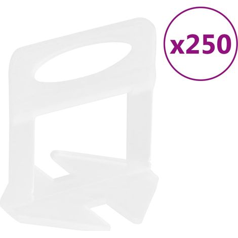 Fliesenverlegeclips, 250 Stück, 1,5 Mm