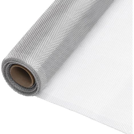 Silbernes Aluminium-moskitonetz 80x500 Cm