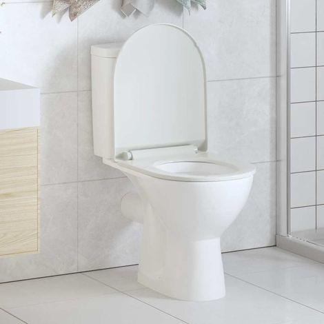 Wc-sitz Mit Absenkautomatik Und Schnellverschluss, Weiß