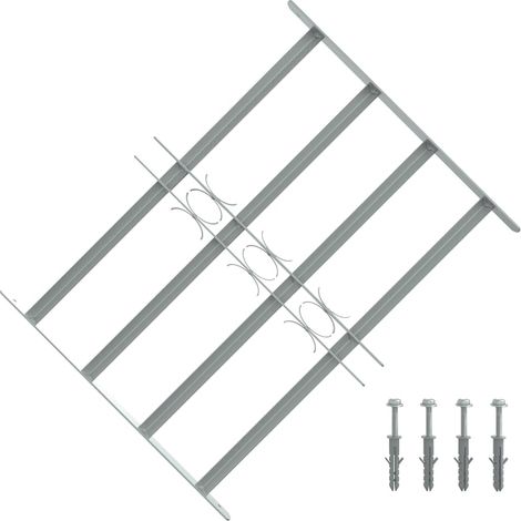 Verstellbares Fenstergitter Mit 4 Querstreben, 500–650 Mm