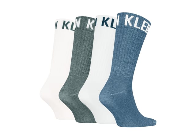 Calvin Klein Jeans Socken CKJ MEN SOCK 4P RIBBON LOGO ECOM (4er Pack)