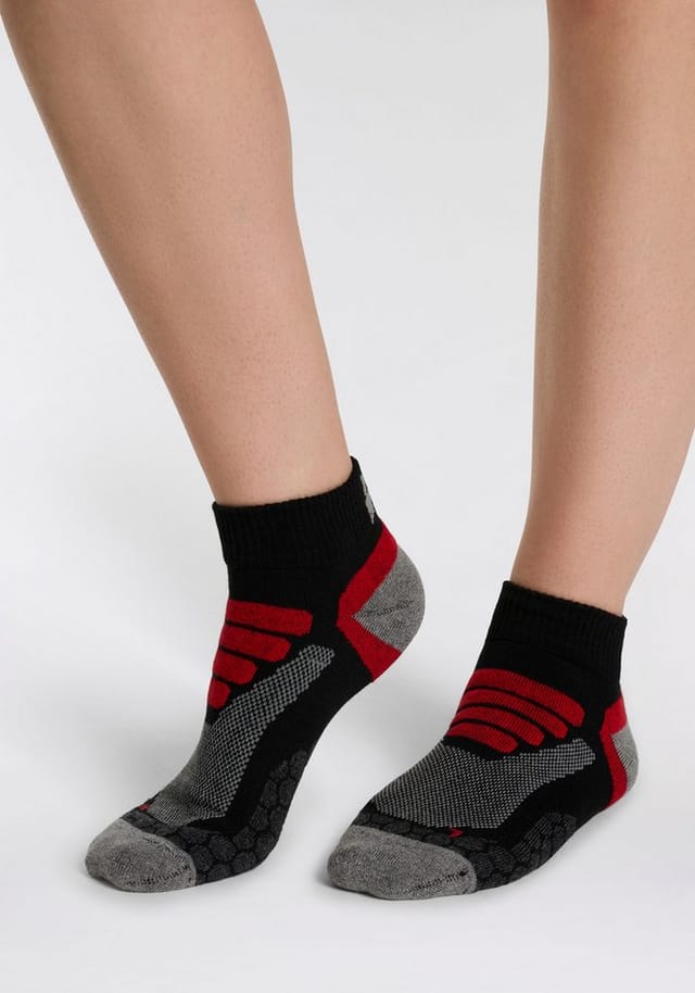 XTREME sockswear Laufsocken (2-Paar) Unisex Sport- und Funktionssocken mit Rippstruktur