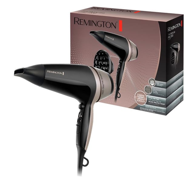 Remington Haartrockner THERMAcare PRO 2300 (D5715), 2100 W, mit Ionenpflege, THERMAcare [schnell, Keramik-Ionen-Ring + Diffusor]